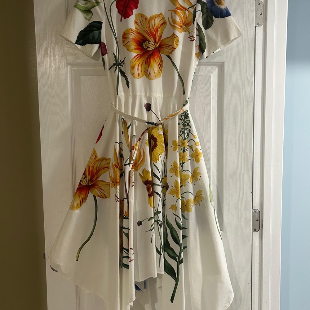 Midi Summer floral flowy dress